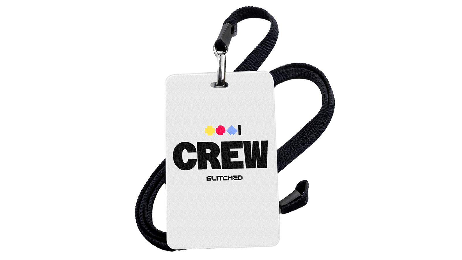 Glitched crew badge