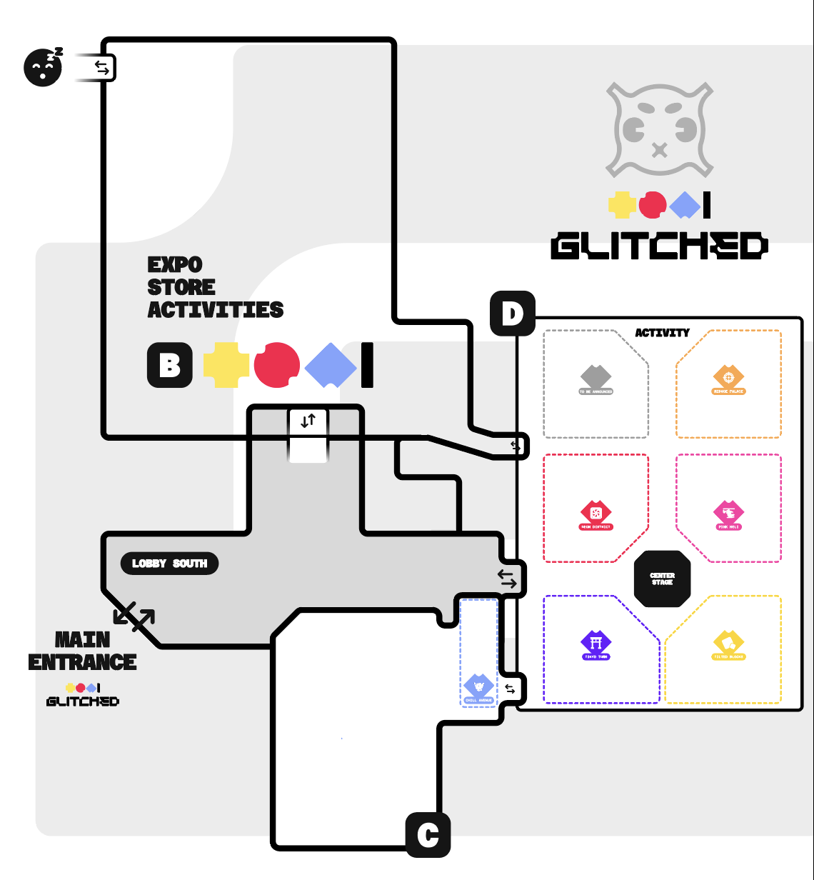 Eventkarta Glitched 2026 version 250925