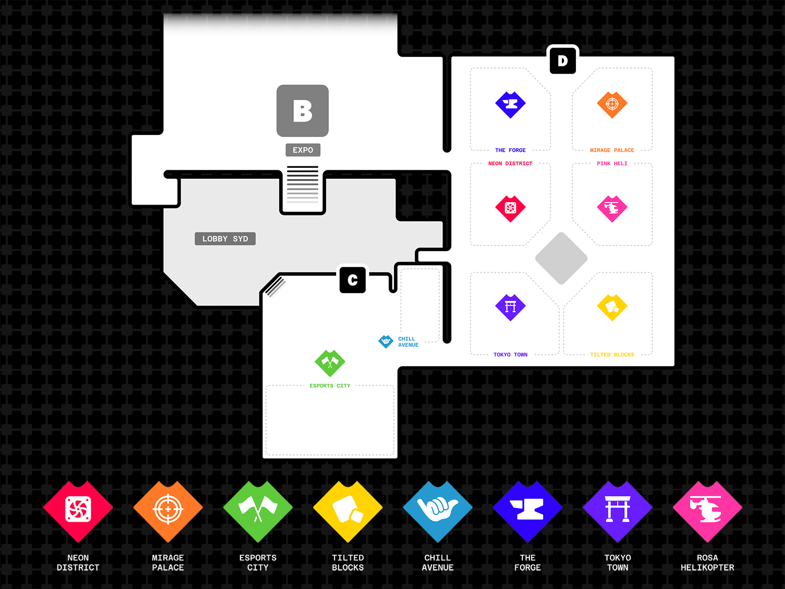 Oversigt over LAN-distrikter 260306